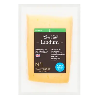 No. 1 Cote Hill Lindum Semi Hard Cheese Strength 3