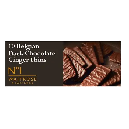 No.1 Dark Chocolate & Ginger Thins
