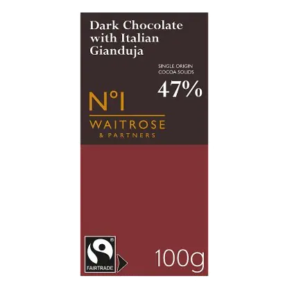 No.1 Fairtrade Dark Chocolate with Italian Gianduja