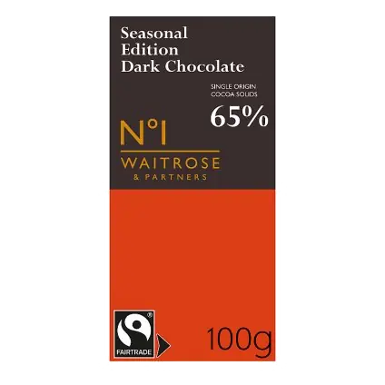 No.1 Fairtrade Dominican Republic Dark Chocolate with Ginger