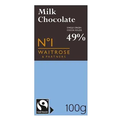 No.1 Fairtrade Dominican Republic Milk Chocolate