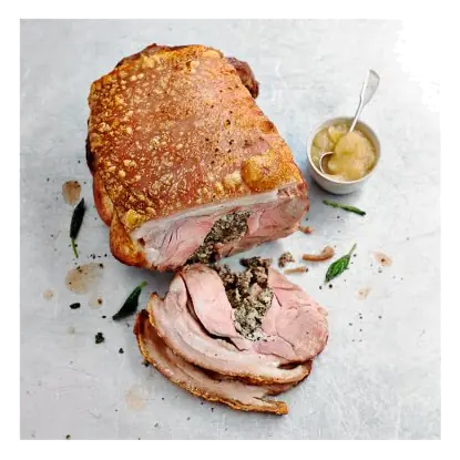 No.1 Free Range British Pork Hog Roast with Sage & Onion Stuffing and Apple Sauce