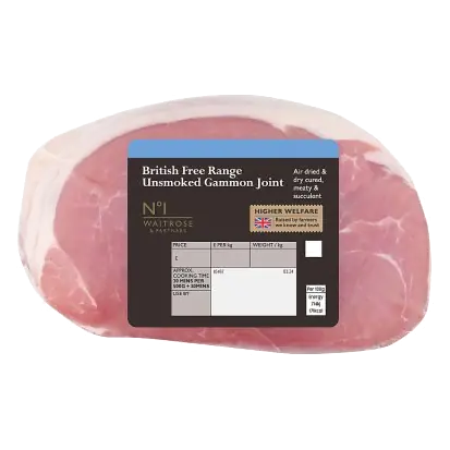 No.1 Free Range British Unsmoked Gammon Joint