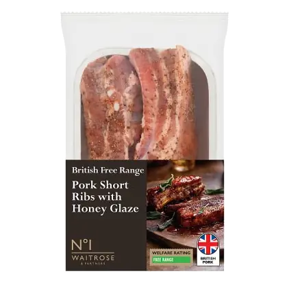 No.1 Free Range Pork Short Ribs with Honey Glaze