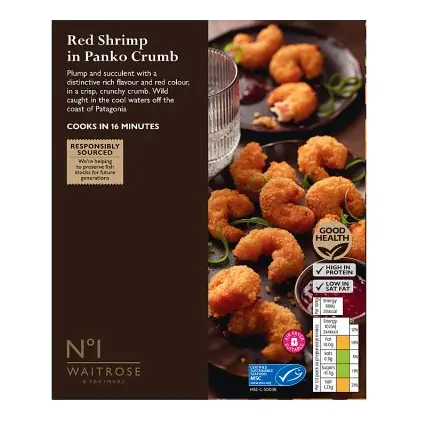 No.1 Frozen Red Shrimp in Panko Crumb