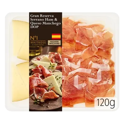 No.1 Gran Reserva Serrano Ham & Manchego Cheese Semicurado