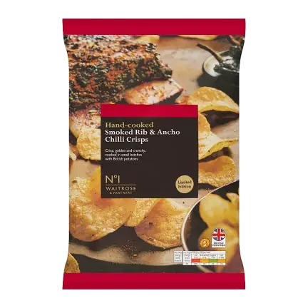 No.1 Hand-Cooked Smoked Rib & Ancho Chilli Crisps