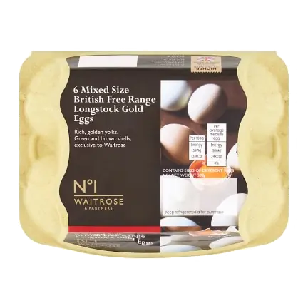 No.1 Longstock Gold Free Range Eggs