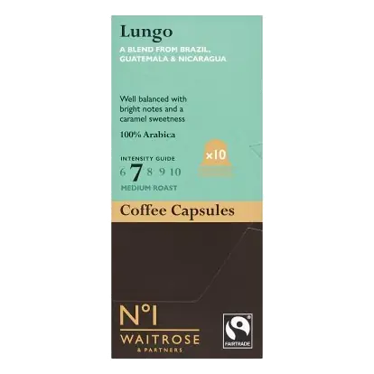 No.1 Lungo Coffee Capsules 10s