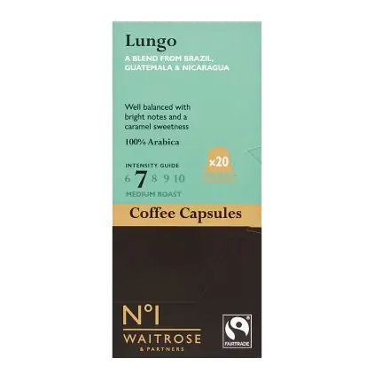 No.1 Lungo Coffee Capsules 20s