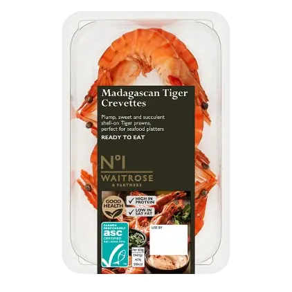 No.1 Madagascan Tiger Crevettes