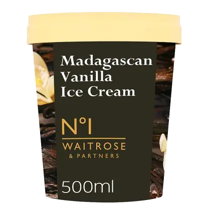 No.1 Madagascan Vanilla Ice Cream