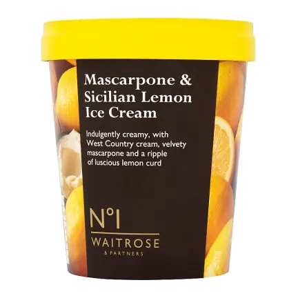 No.1 Mascarpone & Sicilian Lemon Ice Cream