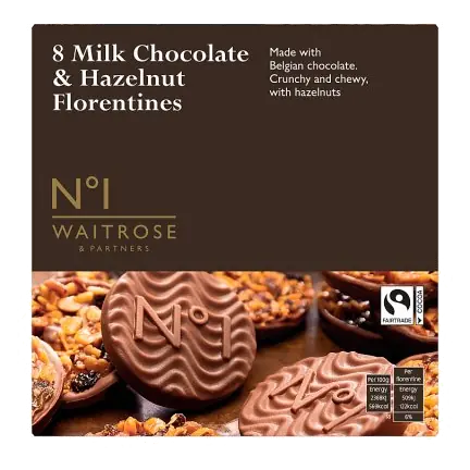 No.1 Milk Choc Hazelnut Florentines