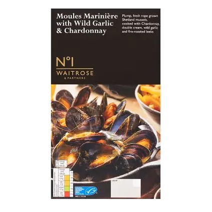 No.1 Moules Marinière with Wild Garlic & Chardonnay