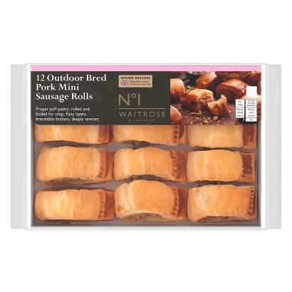 No.1 Outdoor Bred Pork Mini Sausage Rolls