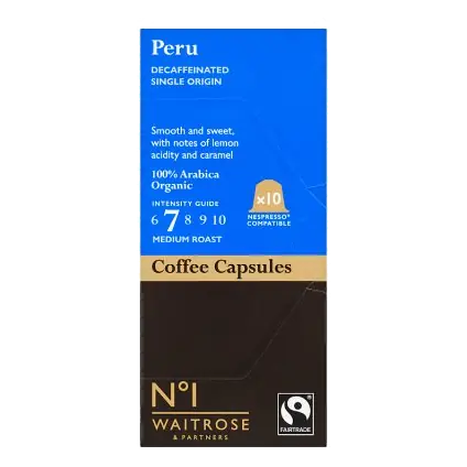 No.1 Peru Decaf Coffee Capsules