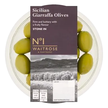 No.1 Sicilian Giarraffa Olives