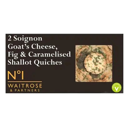 No.1 Soignon Goat's Cheese, Fig & Caramelised Shallot Quiche