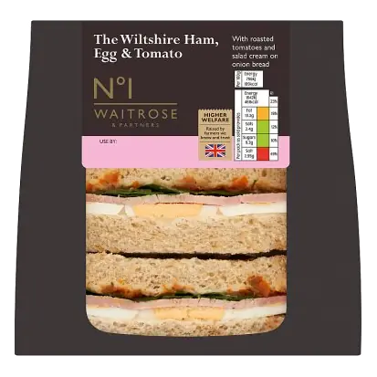 No.1 The Wiltshire Ham, Egg & Tomato SWich
