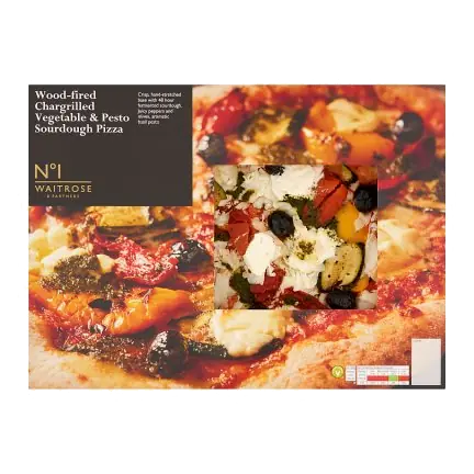 No.1 Wood-fired Chargrilled Vegetable & Pesto Sourdough Pizza