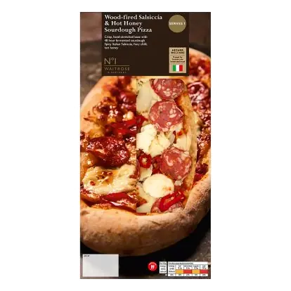No. 1 Wood-fired Salsiccia & Hot Honey Sourdough Pizza