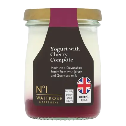 No.1 Yogurt with Cherry Compote