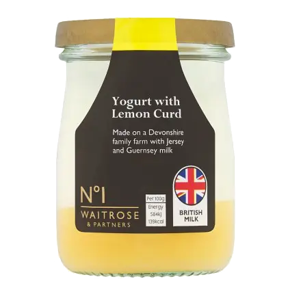 No.1 Yogurt with Lemon Curd