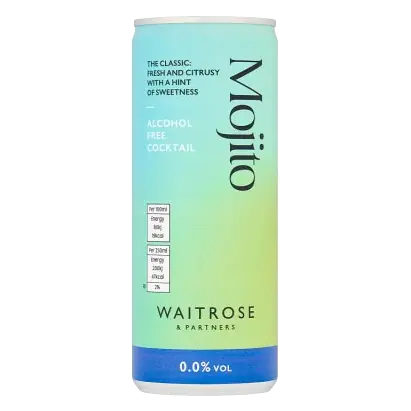 Non-Alcoholic Mojito Cocktail Can