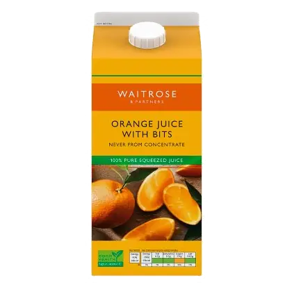 Orange Juice with Bits Large