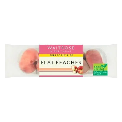 Perfectly Ripe Flat Peaches