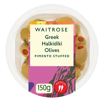 Pimento Stuffed Greek Halkidiki Olives