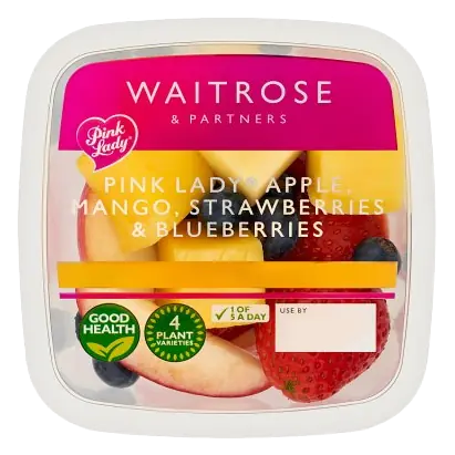 Pink Lady Apple, Mango, Strawberry & Blueberry