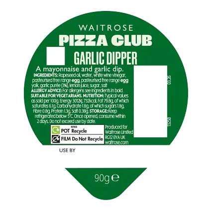 Pizza Club Garlic Dipper