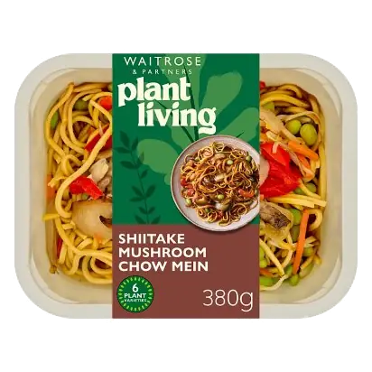 Plant Living Shiitake Mushroom Chow Mein