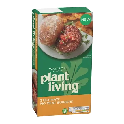 PlantLiving 2 Ultimate No Meat Burgers