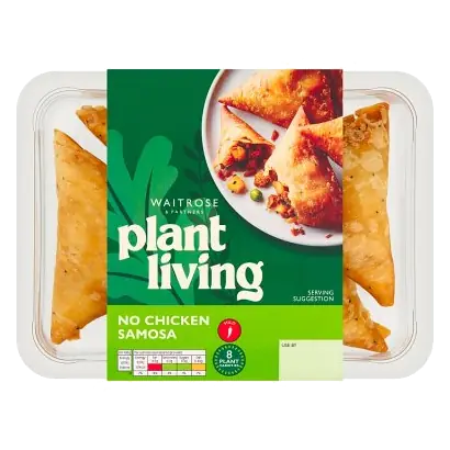 PlantLiving No Chicken Vegetarian Samosa