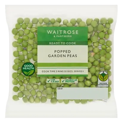 Popped Garden Peas