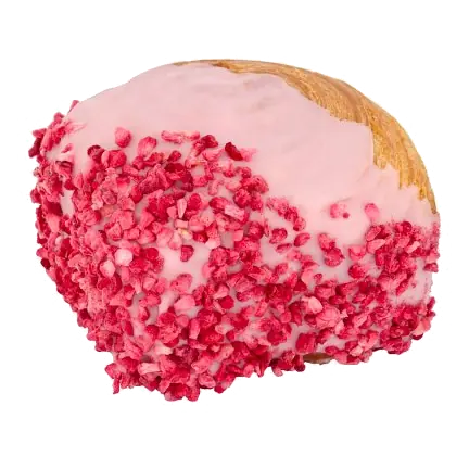 Raspberry Croissant Cube