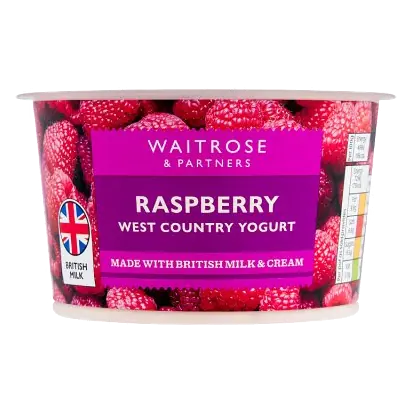 Raspberry West Country Yogurt