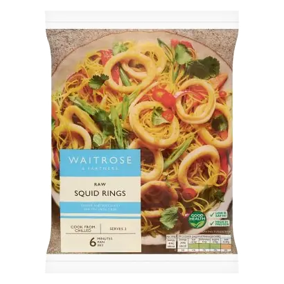 Raw Squid Rings