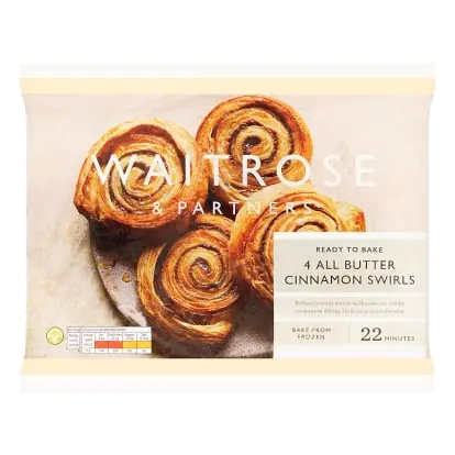 Ready To Bake 4 All Butter Cinnamon Swirls