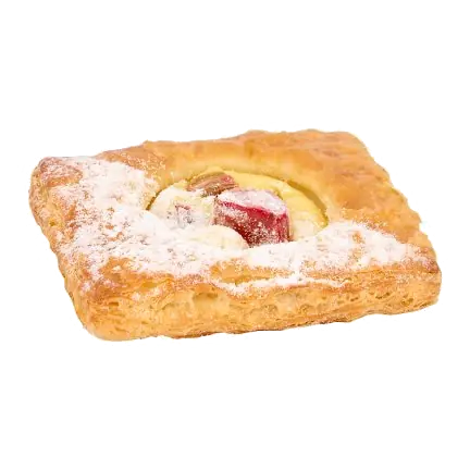 Rhubarb & Custard Pastry