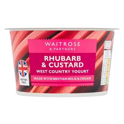 Rhubarb & Custard West Country Yogurt
