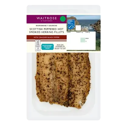 Scottish Hot Peppered Smoked Herring Fillets