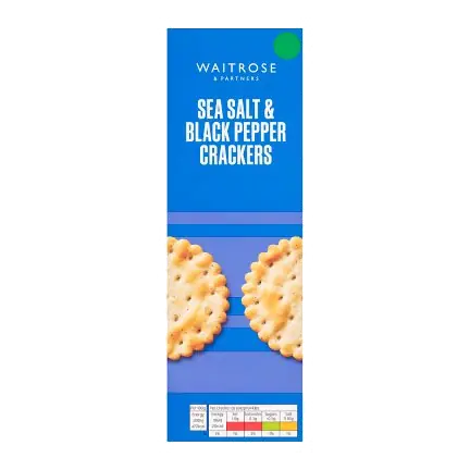 Sea Salt & Black Pepper Crackers