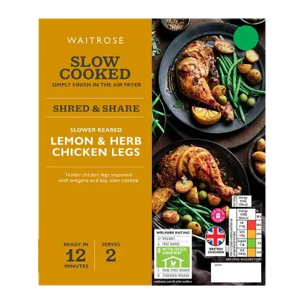 Slow Cooked Lemon & Herb Chicken Legs