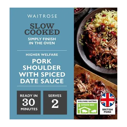 Slow Cooked Pork Shoulder with Spiced Date Sauce