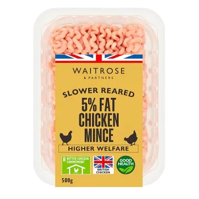 Slower Reared Chicken Mince 5% Fat