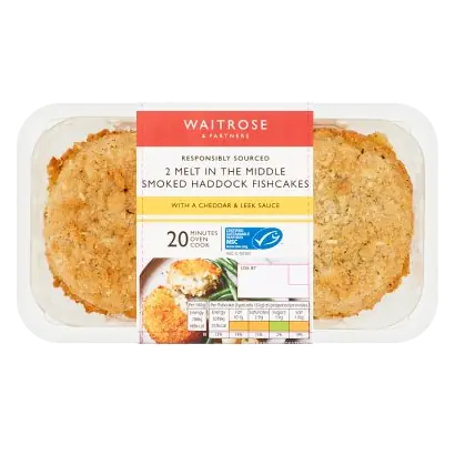 Smoked Haddock Fishcakes Cheddar & Leek Sauce